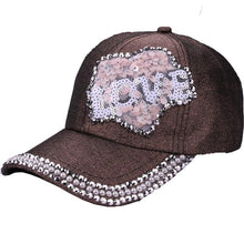 Load image into Gallery viewer, Women Cap Pearl Point Drill