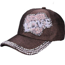 Load image into Gallery viewer, Women Cap Pearl Point Drill