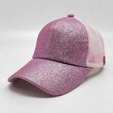 Load image into Gallery viewer, Women Cap Shiny Lurex