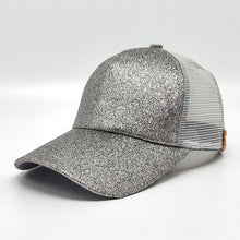 Load image into Gallery viewer, Women Cap Shiny Lurex