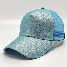 Load image into Gallery viewer, Women Cap Shiny Lurex