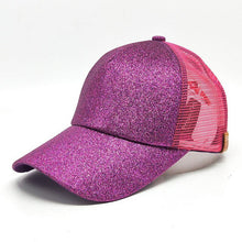 Load image into Gallery viewer, Women Cap Shiny Lurex
